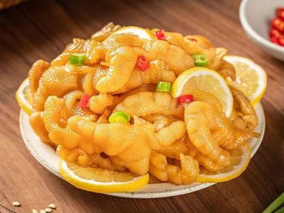柠檬鸡爪做法